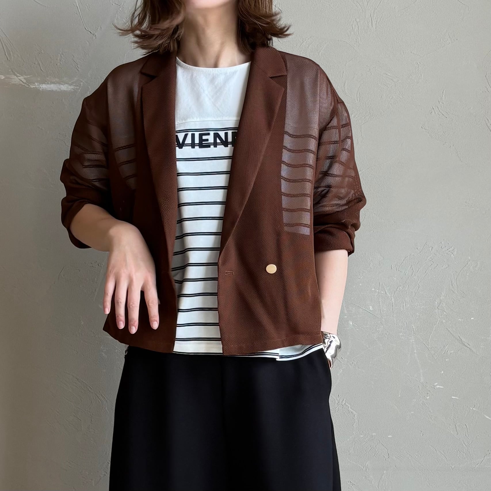 【 NUS 】メッシュダブルジャケット