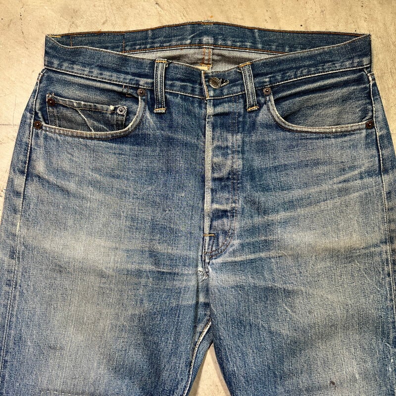 60's 70's LEVI'S リーバイス 501 デニム Big E 並行ステッチ 60's 70's LEVI'S リーバイス 501 デニム Big E 並行ステッチ