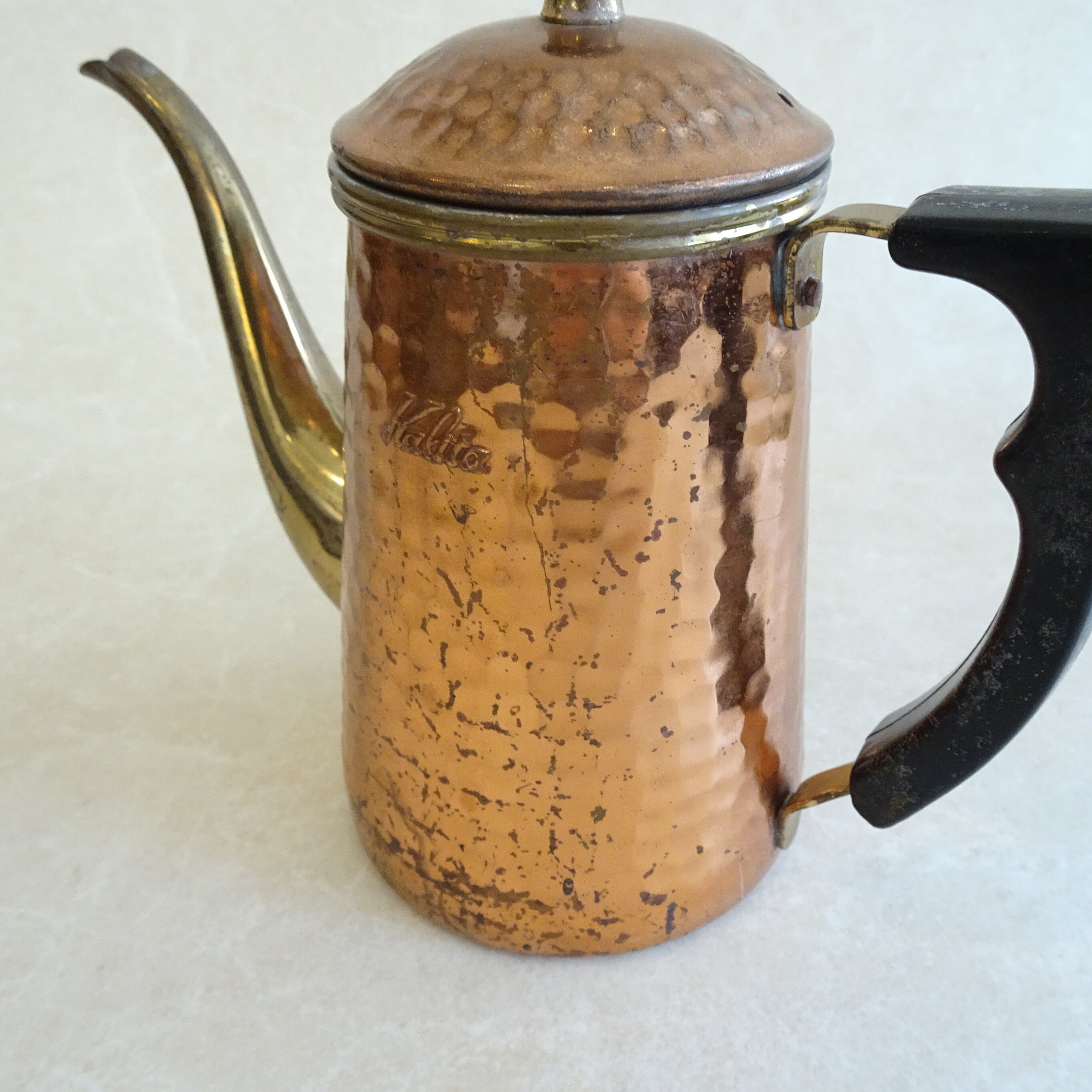 カリタ 銅のコーヒーポット | 純喫茶家具の村田商會