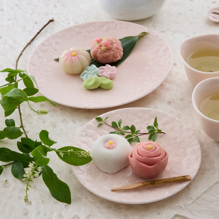 sakura（さくら）7寸丸皿 21cmプレート ピンク 可愛い食器 春のうつわ