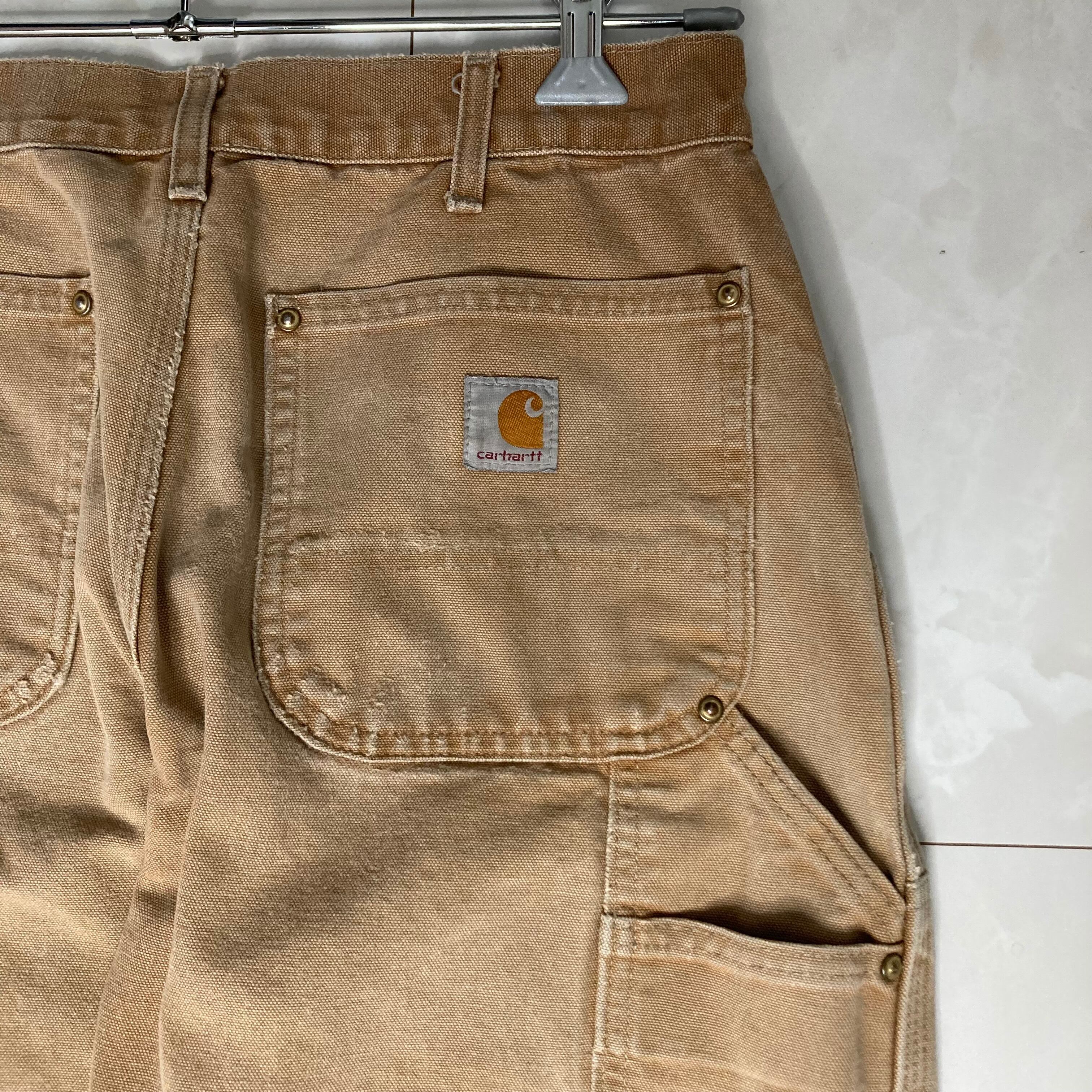 Made in USA】【W33×L30】Carhartt ダブルニーペインターパンツ 