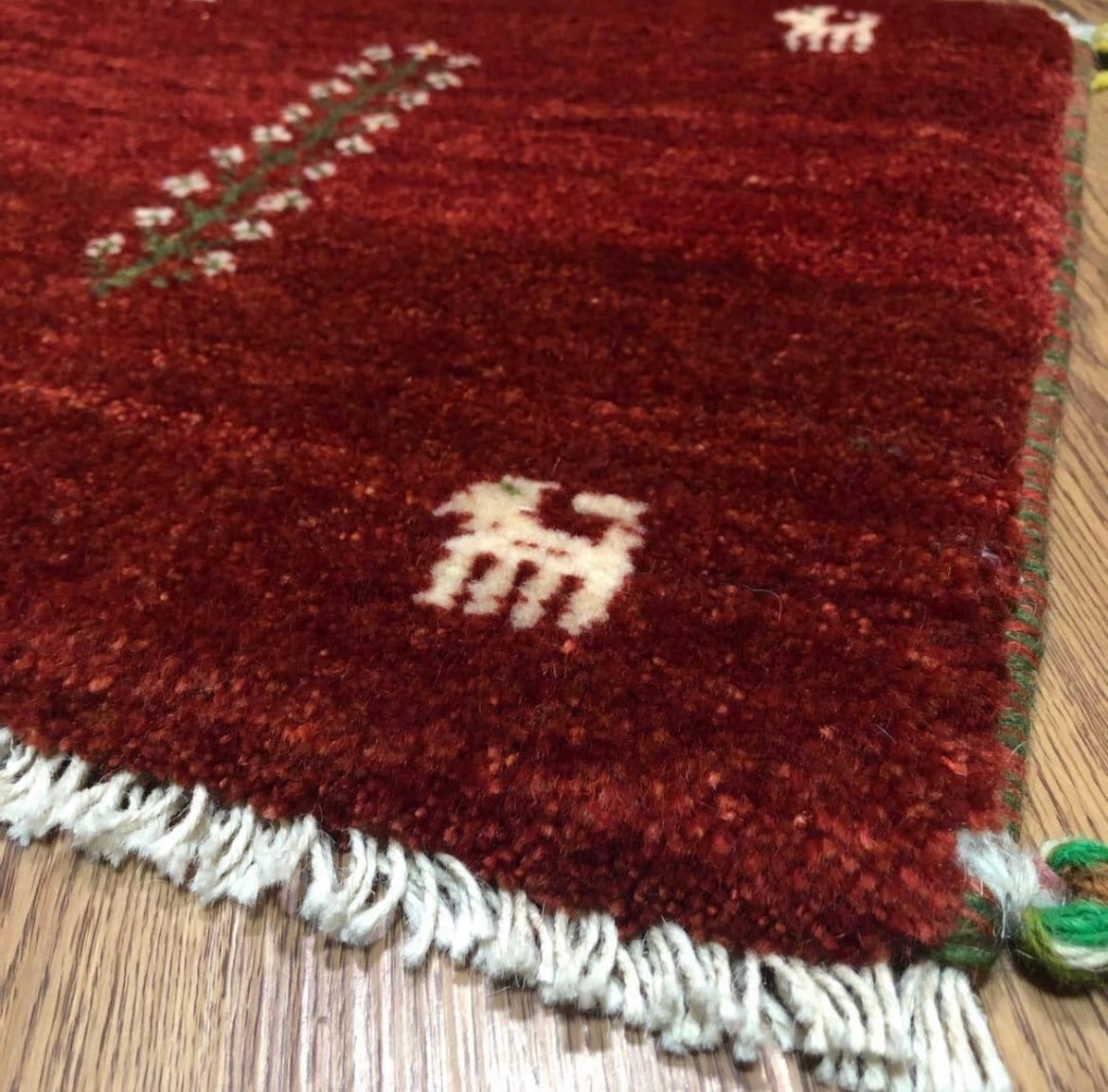 ペルシャギャッベ (ギャベ) チェアマット 椅子の座布団 No.GS-1387