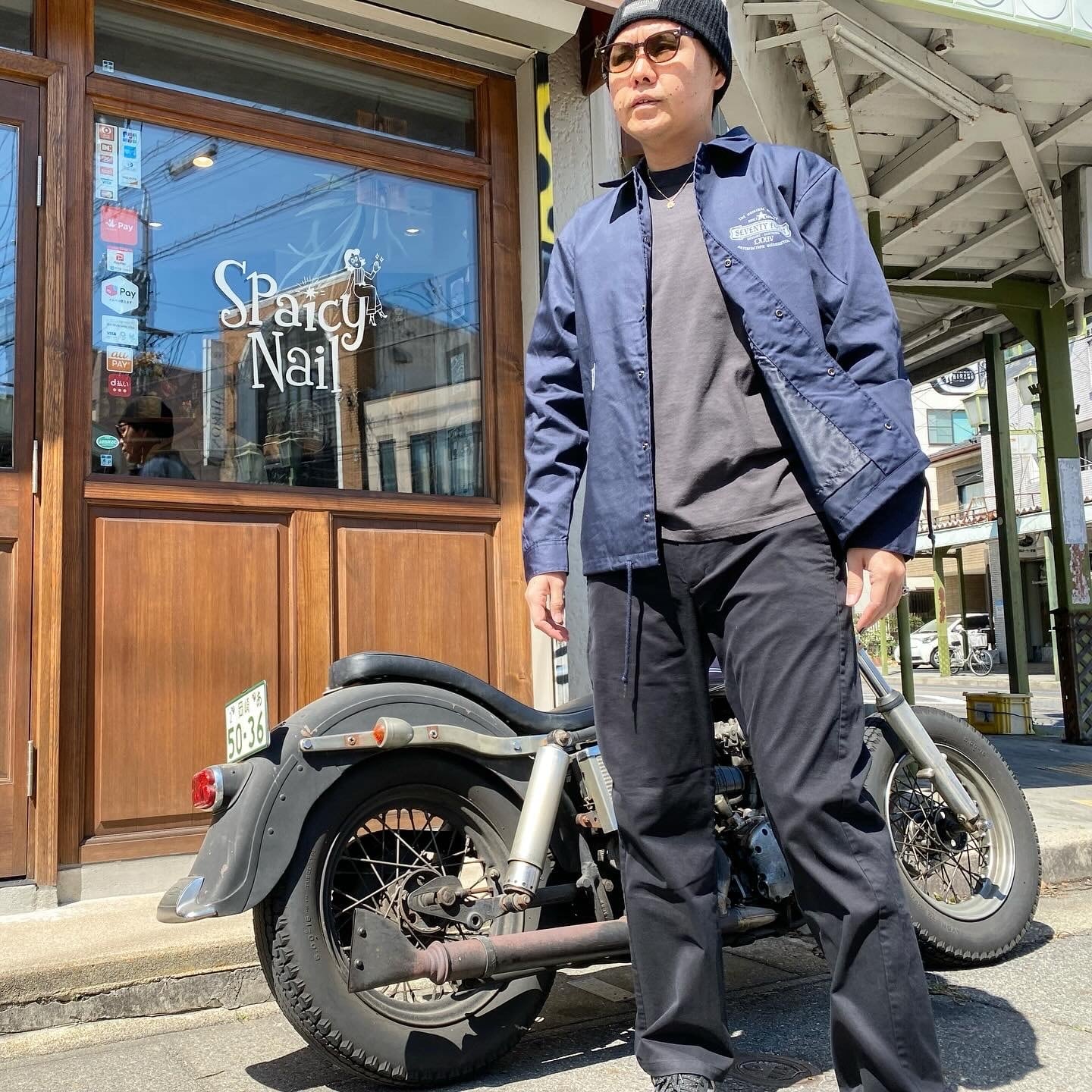 チノパンツ / RATS(ラッツ) / CHINO L/L PANTS TYPE-A(BLACK)(24'RP