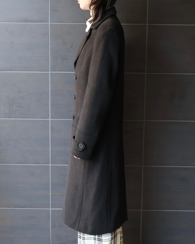 double breasted 6b long coat