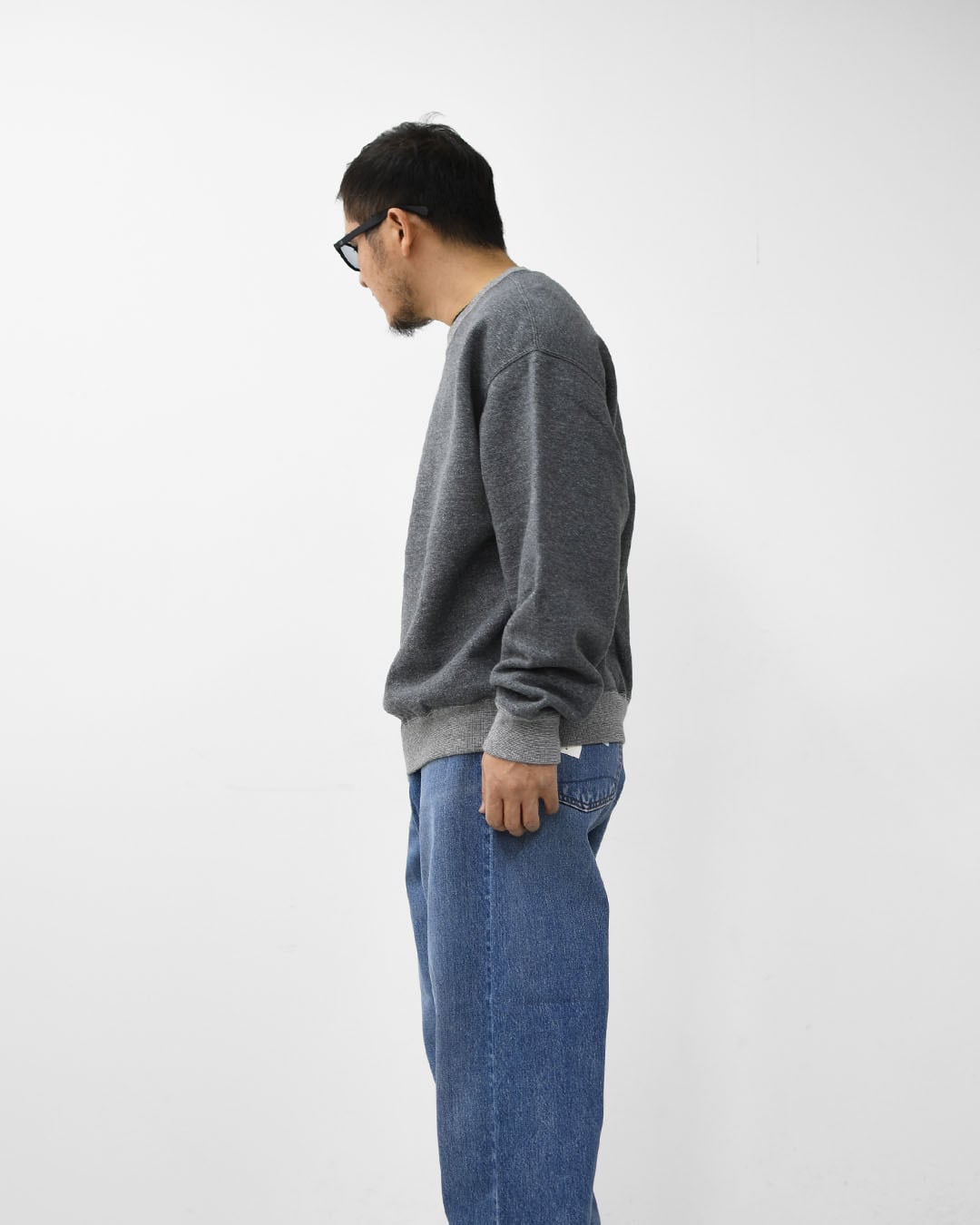 orslow [オアスロウ] RELAX FIT DENSELY KNIT SWEAT SHIRT [01-0041-02