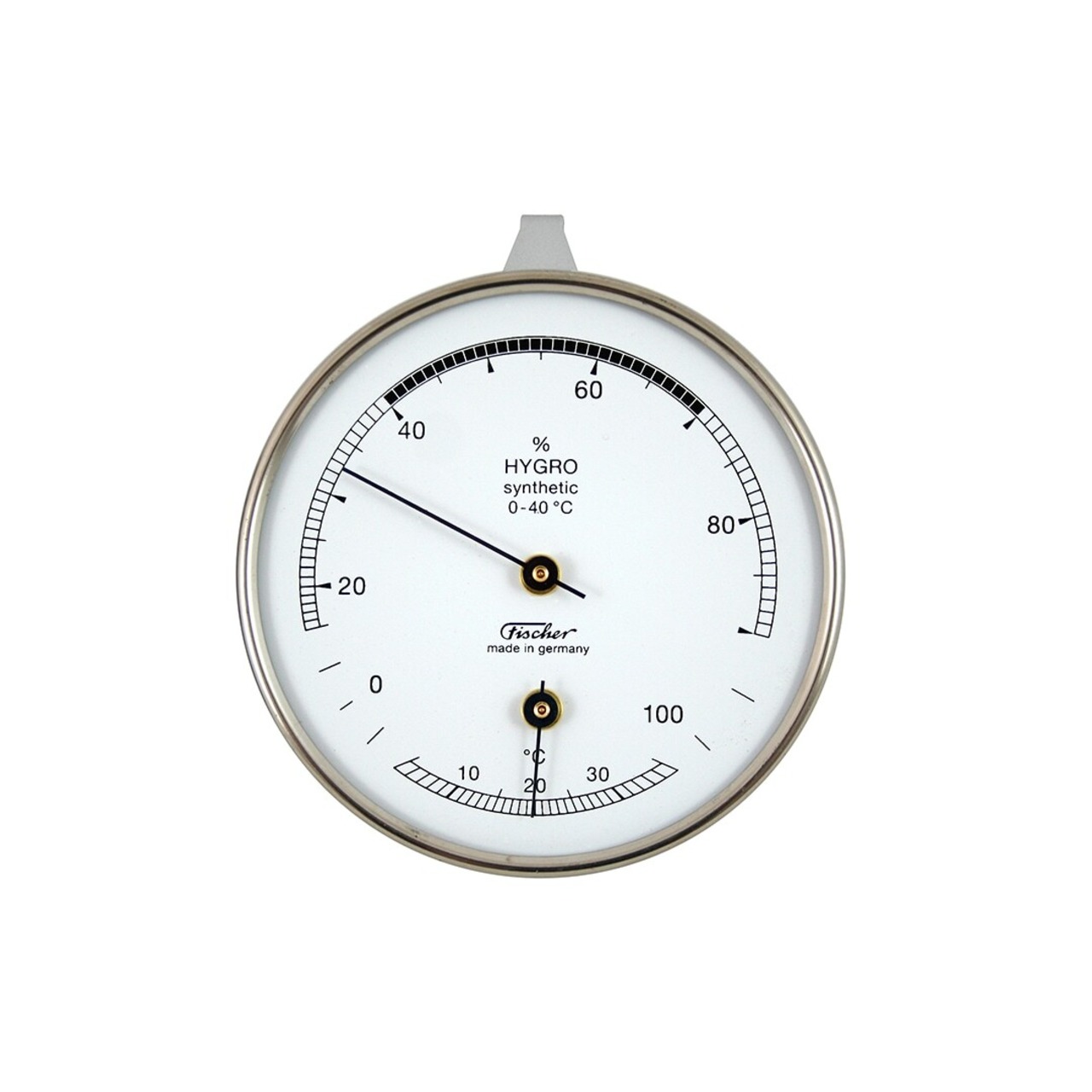 Fischer社 123T Synthetic Hygrometer With Thermometer/フィッシャー/ハイグロメーター/サーモメーター/温湿度計/ドイツ製/インテリア