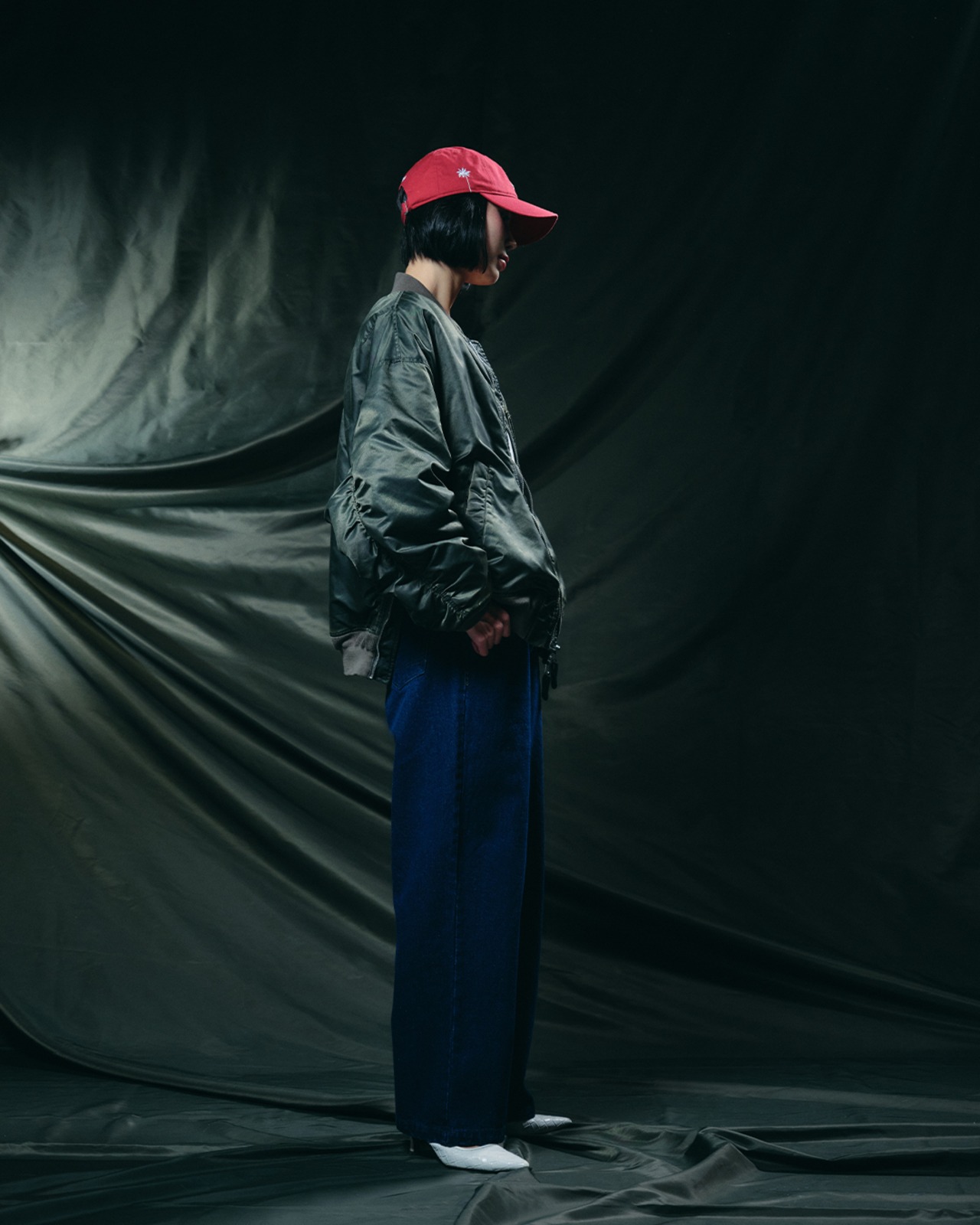 【#Re:room】CACTUS HEART WASHED VINTAGE MA-1［REJ142］