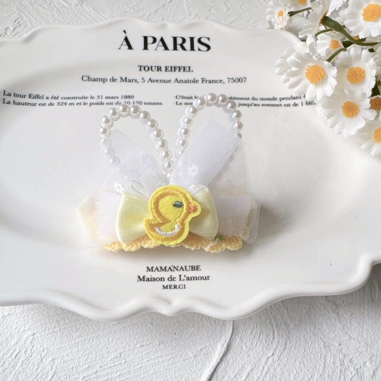 パールうさ耳ヘアバンド