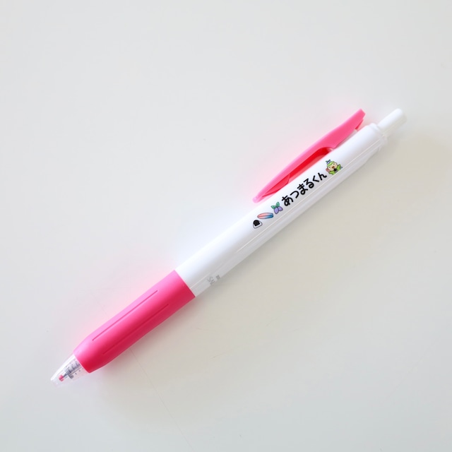 【 あつまるくん ボールペン】　クリップ/グリップ　ピンク