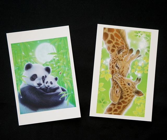 ポストカード１２種類「寄り添い」