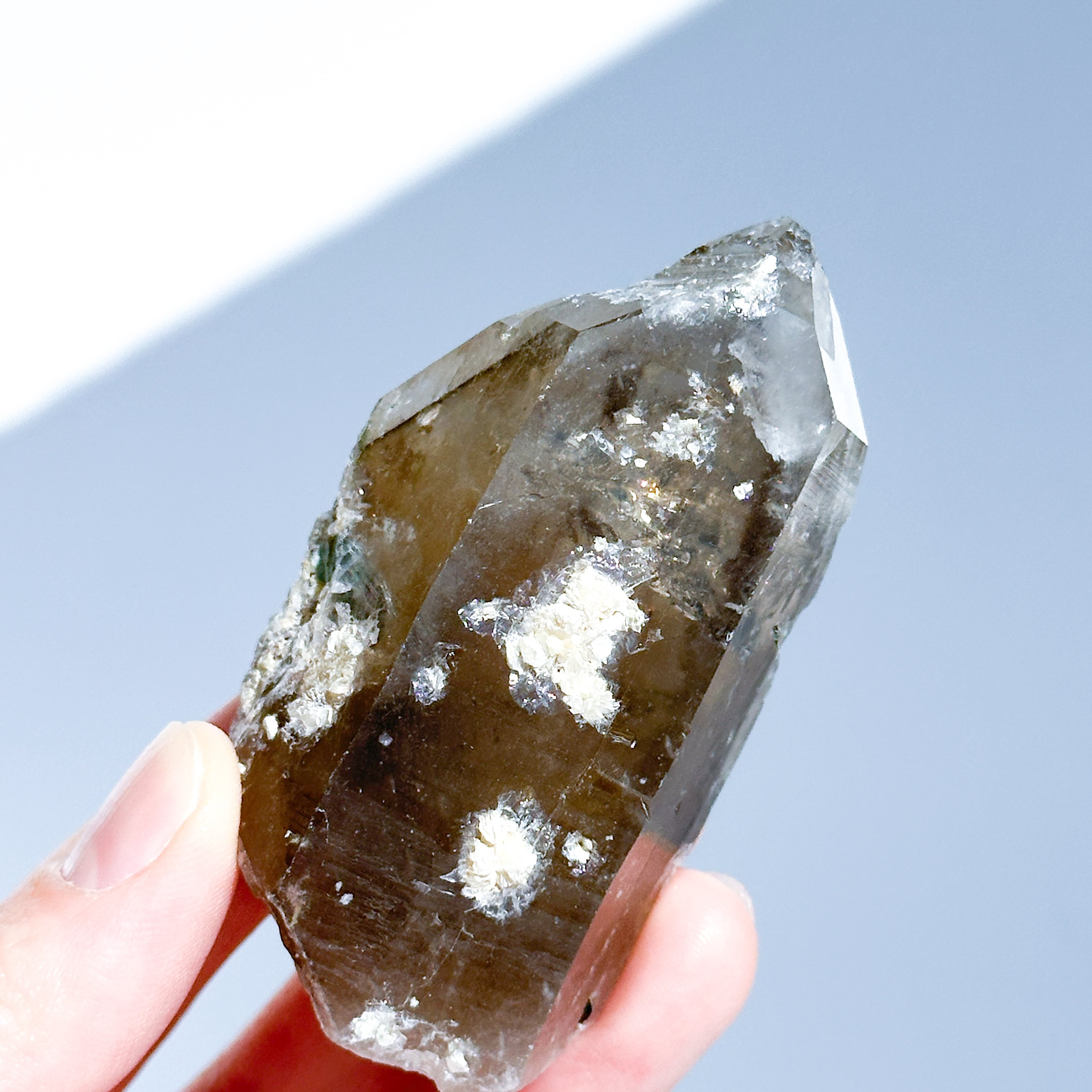 トルマリン入り◎シトリン（黄水晶） 原石03◇ Citrine ◇ 天然石