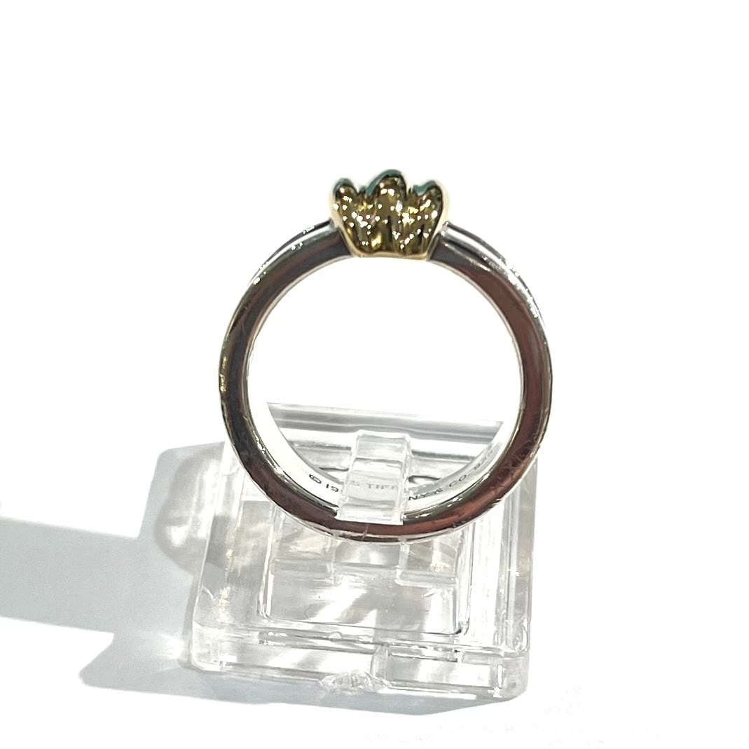 TIFFANY&CO】【11.5号】2487希少サイズ18K金 グルーブド ウィズ リング