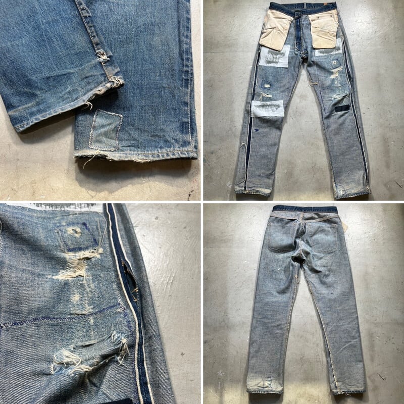 60's LEVI'S リーバイス 505 Big E デニム 刻印K セルヴィッジ V 60's LEVI'S リーバイス 505 Big E デニム 刻印K セルヴィッジ V