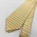 LAMER TIE  necktie ネクタイ　黄色　ストライプ　ボーダー　n-395