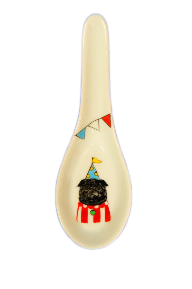 pug circus（red:bk) / renge(spoon)