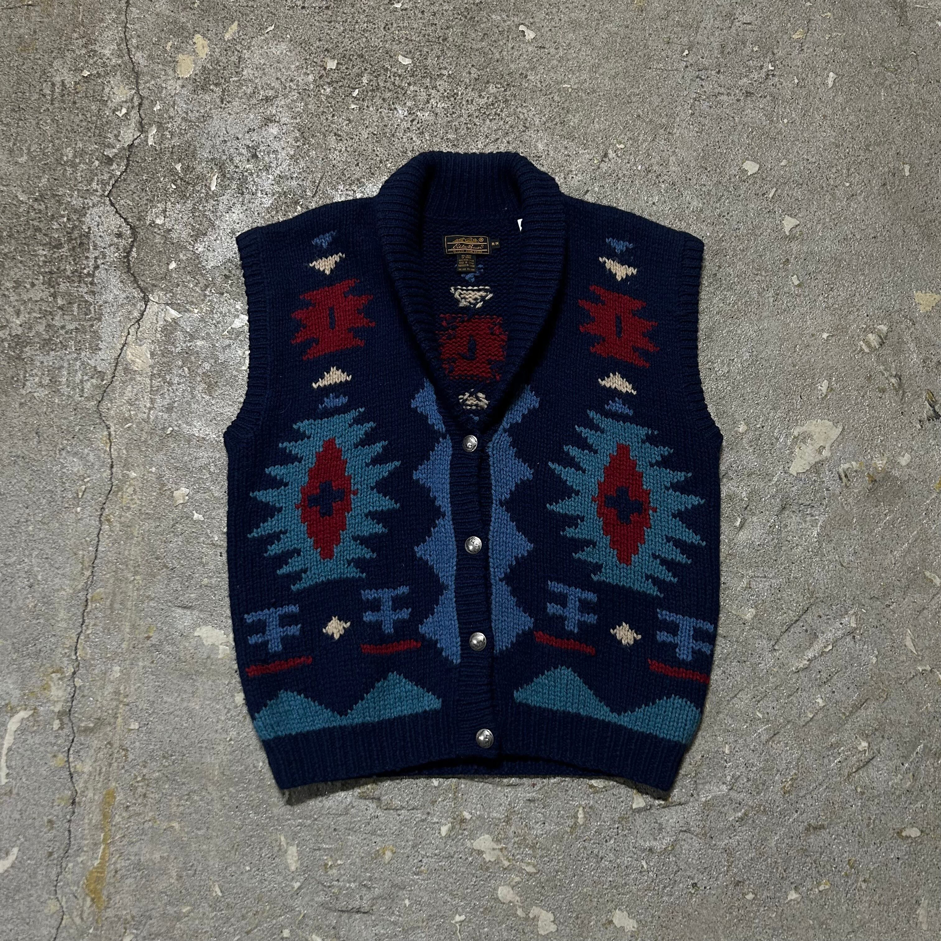 1990s Eddie Bauer cnwichan knit vest【仙台店】