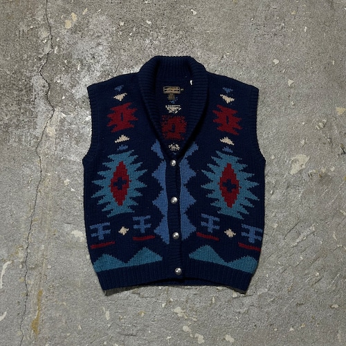 1990s Eddie Bauer cnwichan knit vest【仙台店】