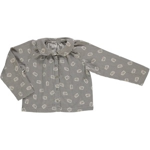 poudre organic / BLOUSE FLEUR_Fleurs Roses(2y,3y,4y)