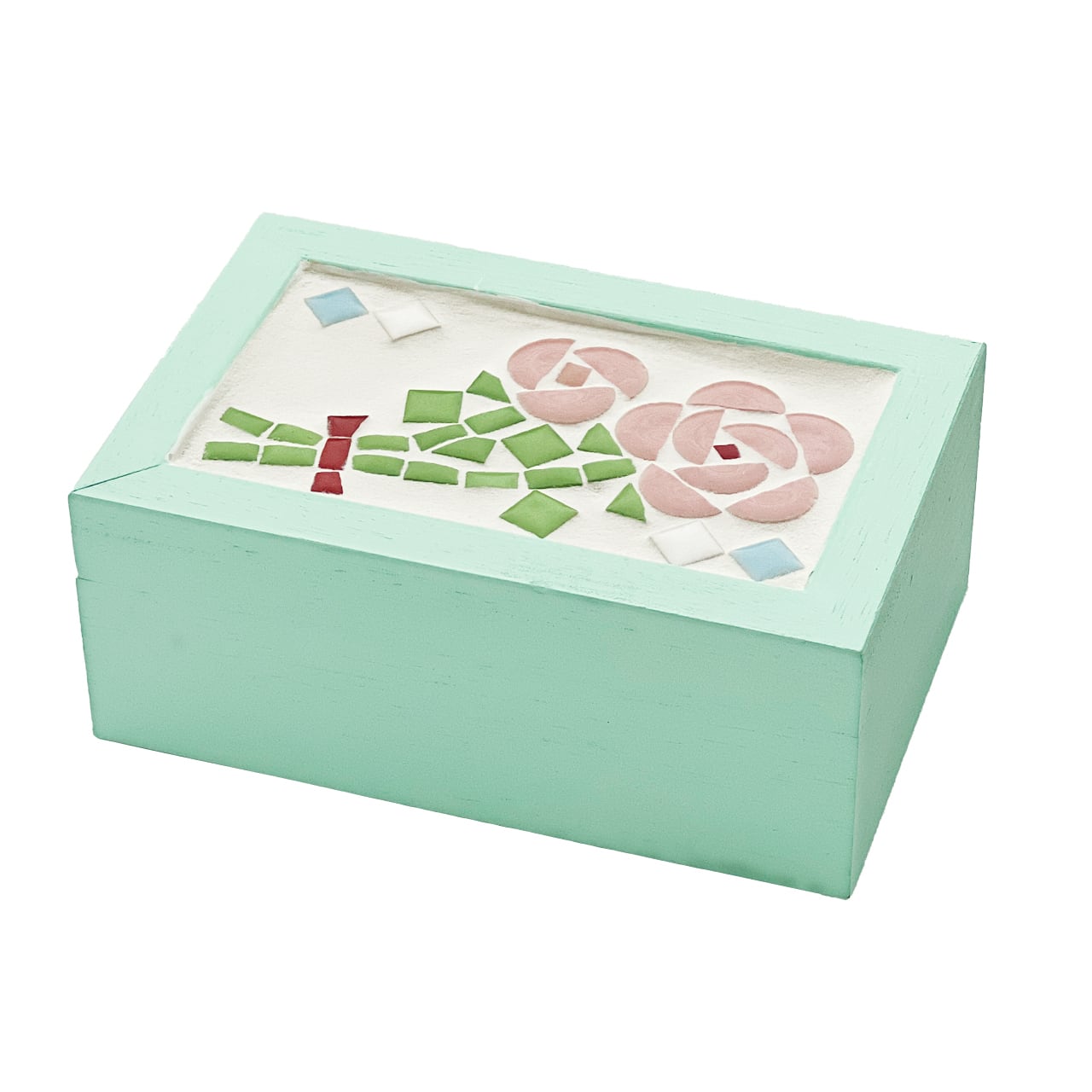 小箱 花束 木製 モザイクタイル | 志摩地中海村オンラインショップ