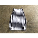 ARMEN(アーメン) REGULAR STRIPE L/SL DROP SHOULDER BASQUE SHIRT