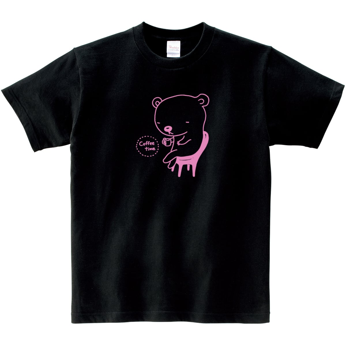クマさん休憩中 Tシャツ am53 くま クマ おもしろtシャツ 手描き | 幸