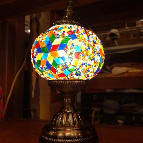 Floor Lighting Jordan Mozaic Lamp Multicolor Table Lamp 1Light Colorful Rainbow Gorgeous　