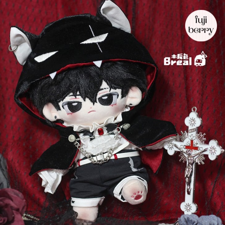 【20cmぬい服】ドラキュラ伯爵コーデ 20cm着せ替えぬいぐるみ用 お洋服|fuji berry