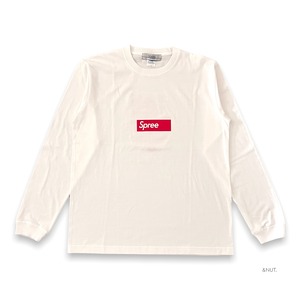 Spree"BOX-LOGO" L/S Tshirt white