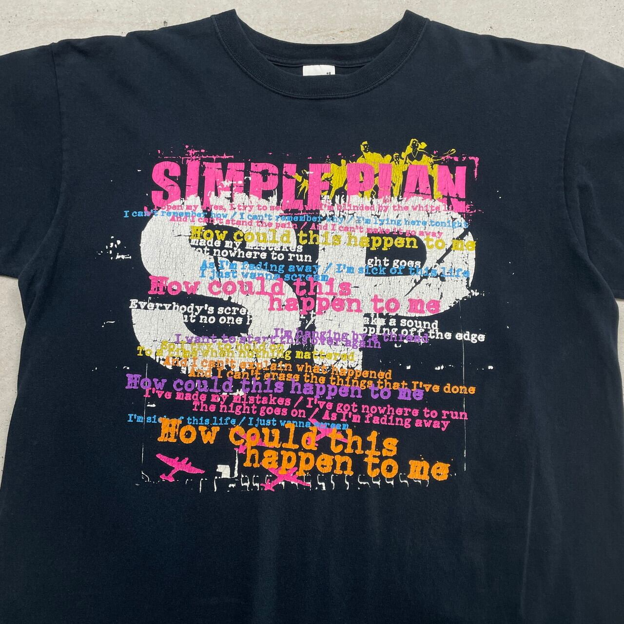 00年代 SIMPLE PLAN シンプル・プラン バンドTシャツ バンT メンズL