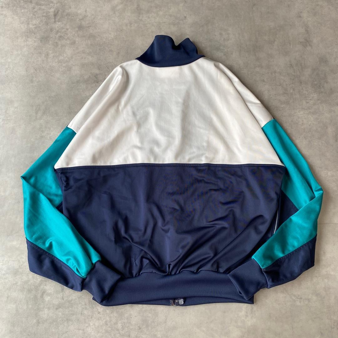adidas 80s トラックジャケット adidas アディダス トラックジャケット 古着 80s L 紺 14493 | fuufu