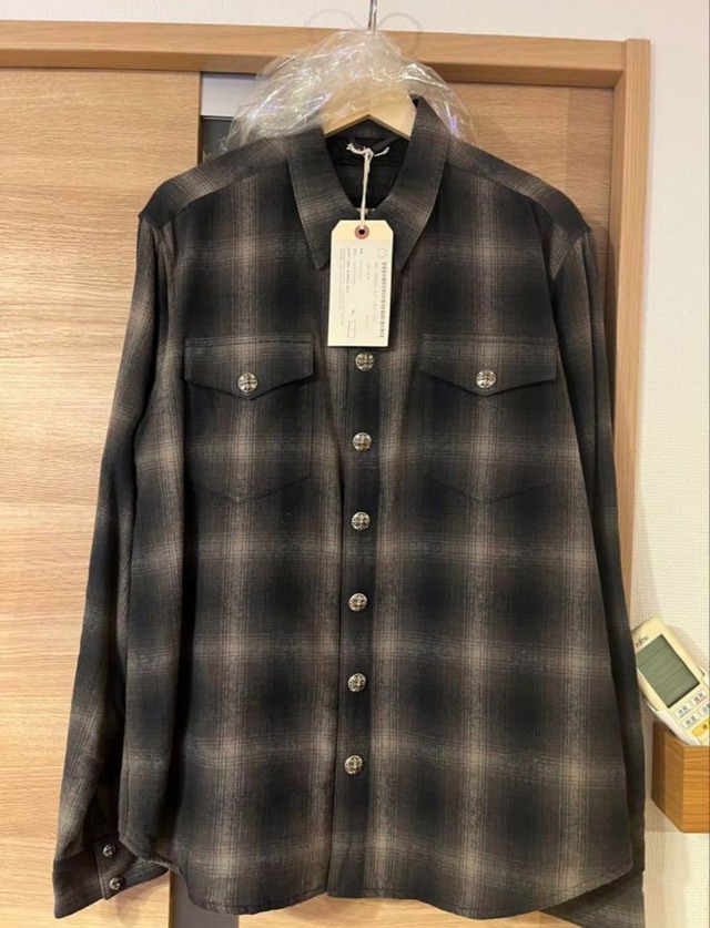 CHROME HEARTS クロムハーツ シャツ バンブルジャケット ネルシャツ