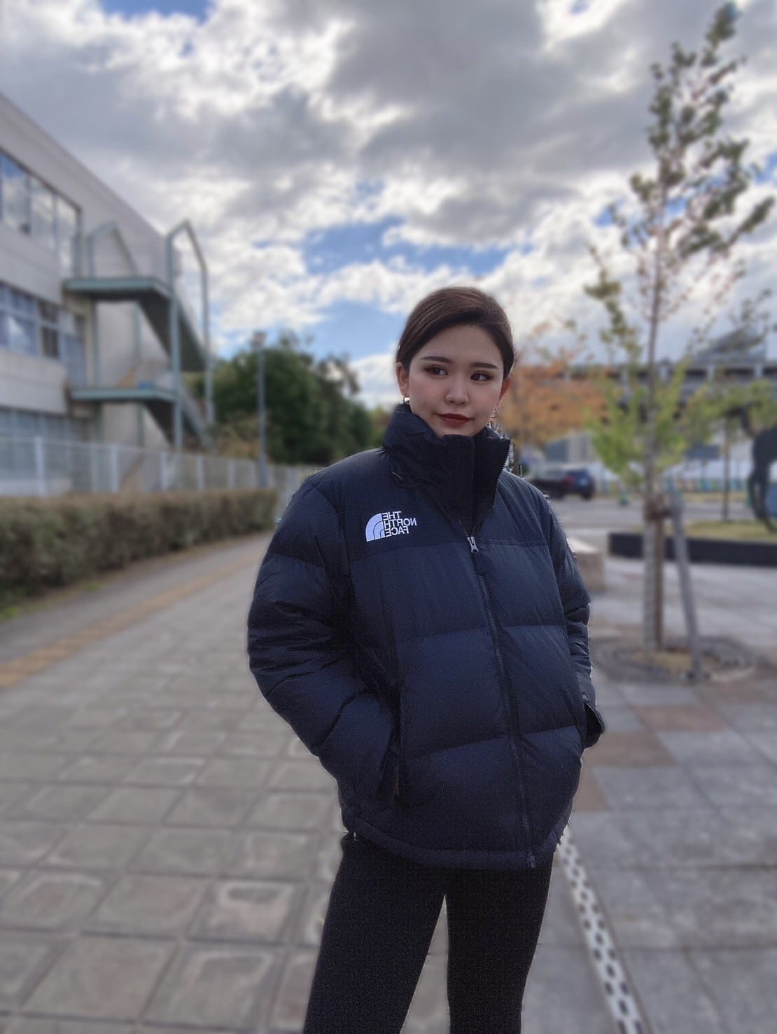 The North Face ザノースフェイス fw レディース ショートヌプシジャケット K ブラック Ndw Faith