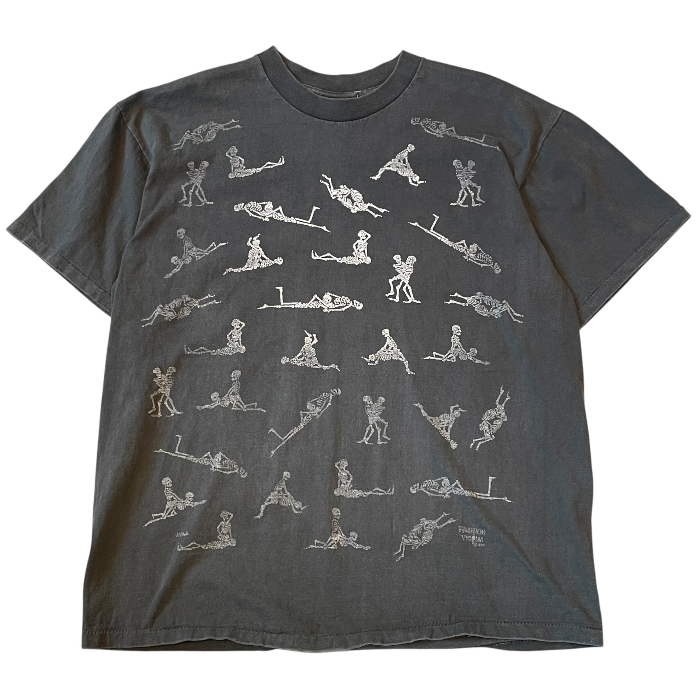 1990s FASHION VICTIM "skull 四十八手"T-shirt