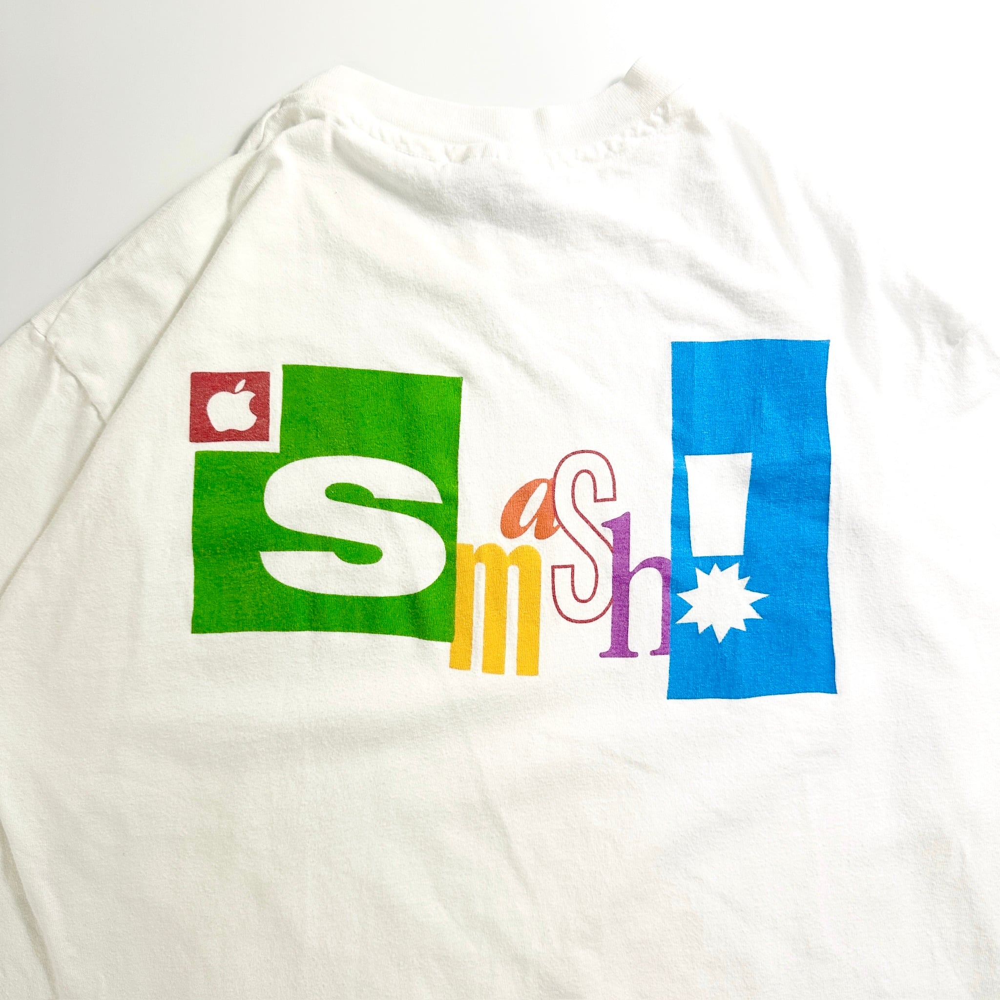 90s Apple Smash Logo Hanes USA T-Shirt