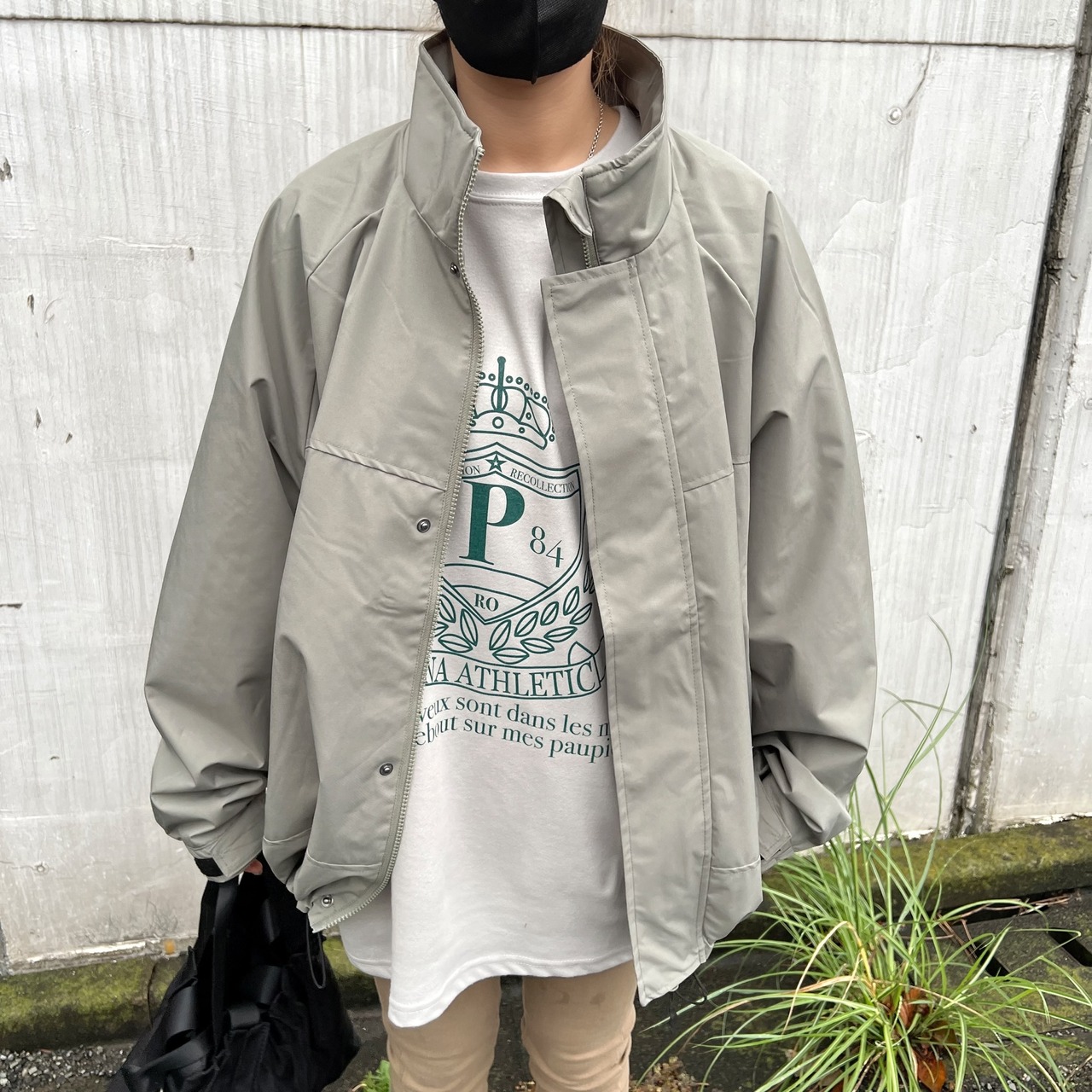 撥水防水ストレッチマウンテンpk／ライトカーキ