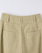 DU260515 Cut Off Tuck pants 【set up可】【T sizeあり】