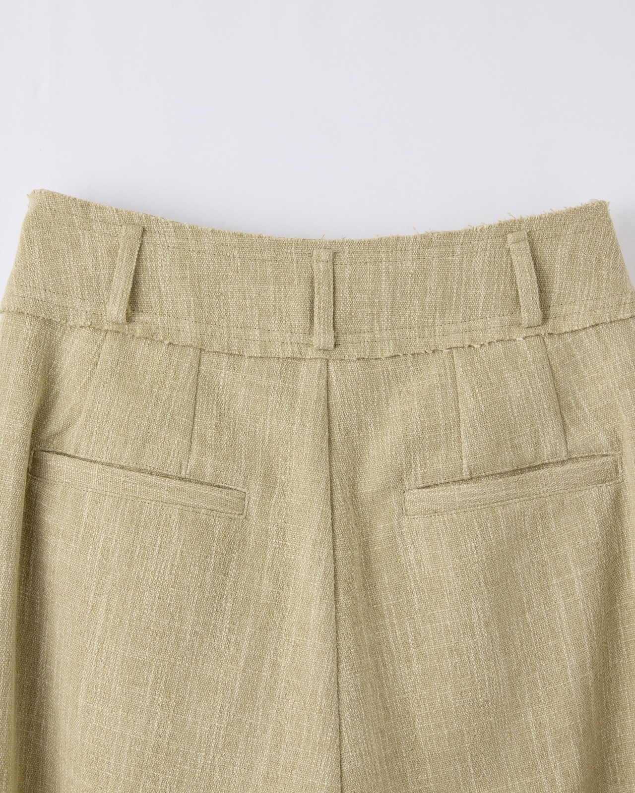 DU260515 Cut Off Tuck pants 【set up可】【T sizeあり】