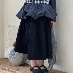 秋レトロコーデュロイスカート