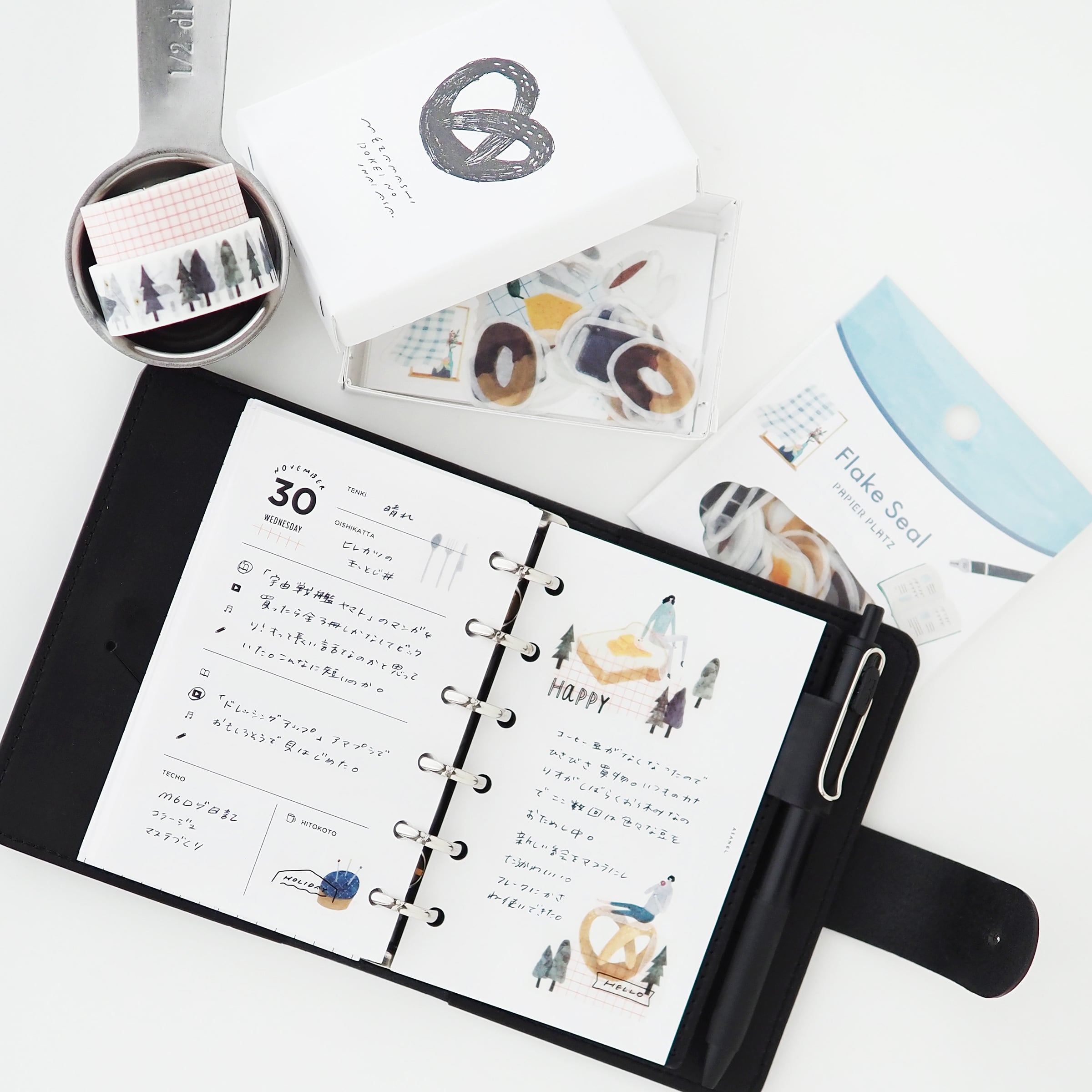 M6 ] ログ日記 3ヶ月分大容量｜両面｜カケラリフィル | ASANEL