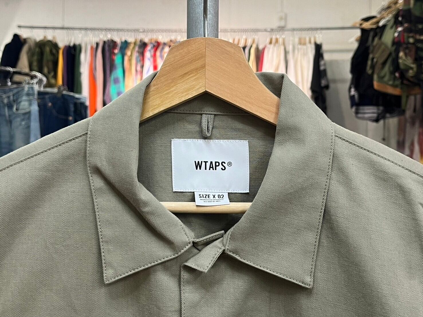 WTAPS BUDS / LS / COTTON. SERGE WTAPS BUDS LS 01 SHIRT. COTTON. SERGE