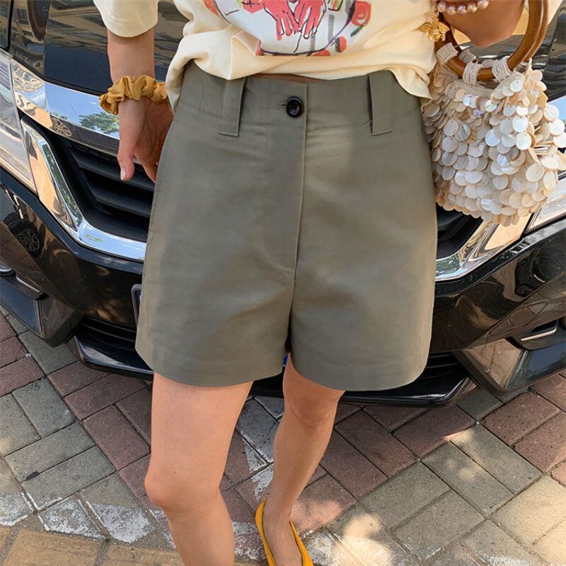 Casual high waist shorts 00469