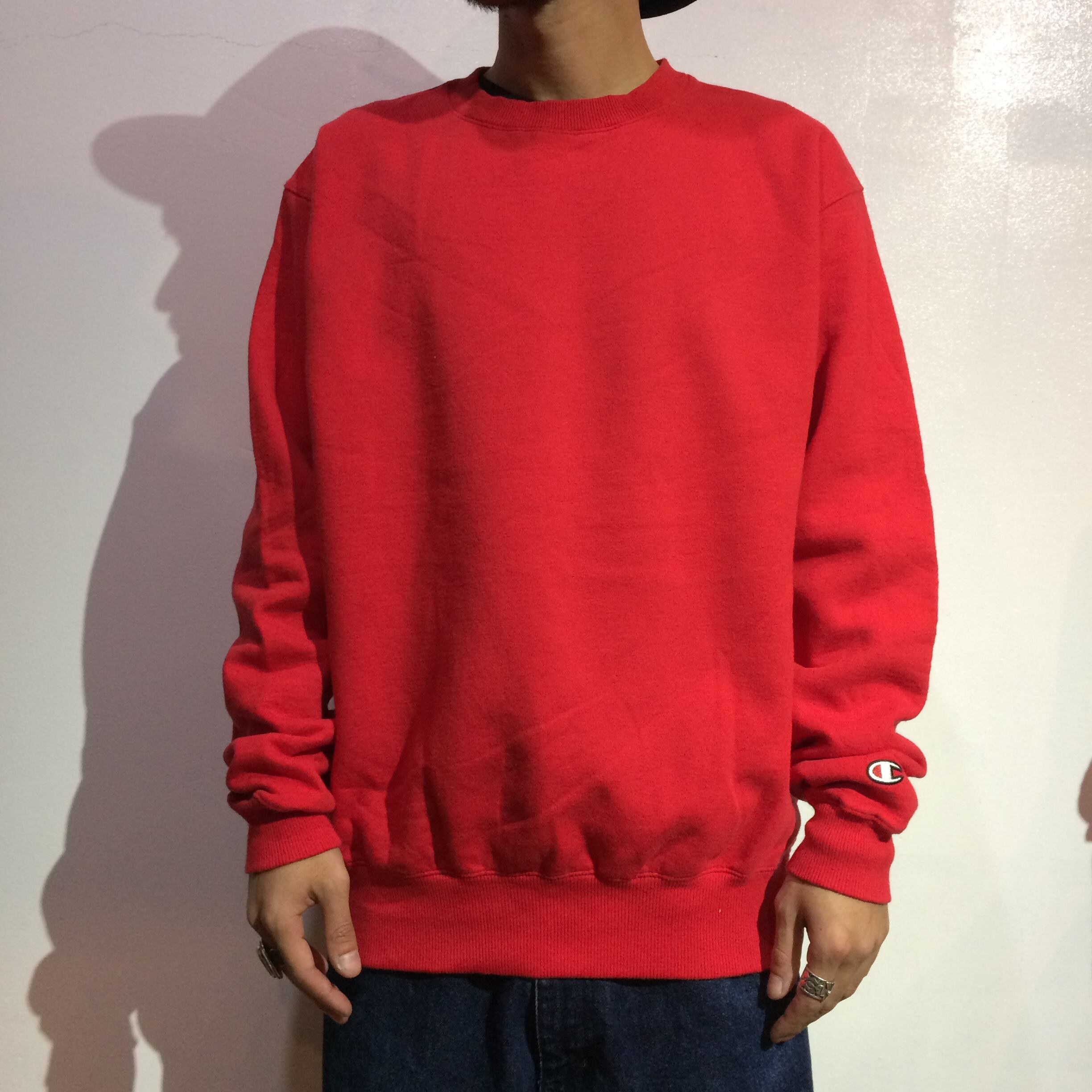 【アメリカ製】リバースウィーブ　レッド