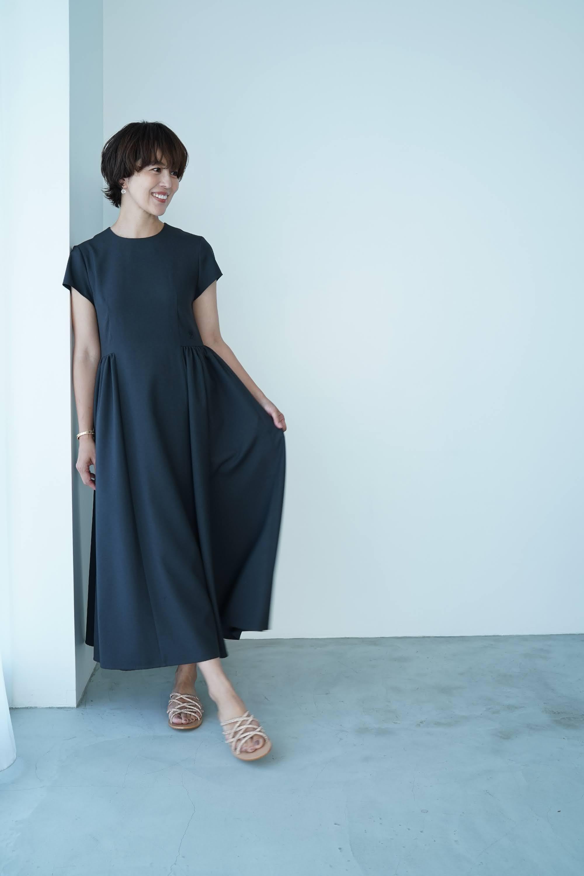 EVERYDAY DRESS mature s-sleeve グレーブラック 数量限定 | THE9SHOP 