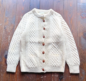 〈Womans〉70s  Cardery  Fischerman Cardigan