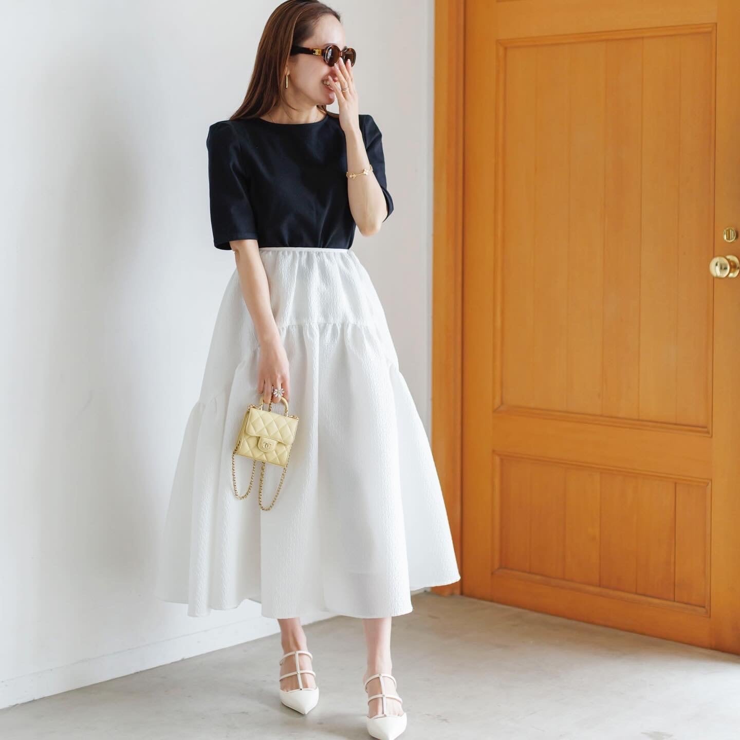 再販】5/24(Fri)21:00- Jacquard skirt 即納 | Bluelea