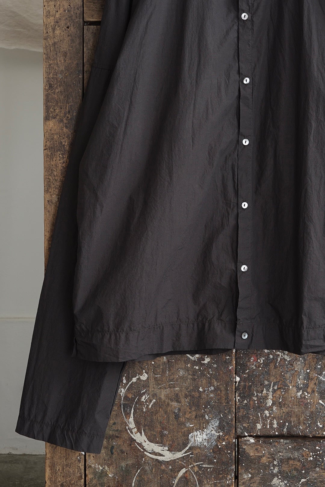 ALBUM DI FAMIGLIA - COLLAR SHIRT TC / BROWN | Brownie