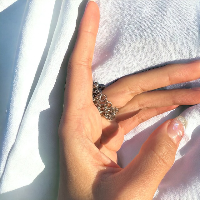 bijou chain ring