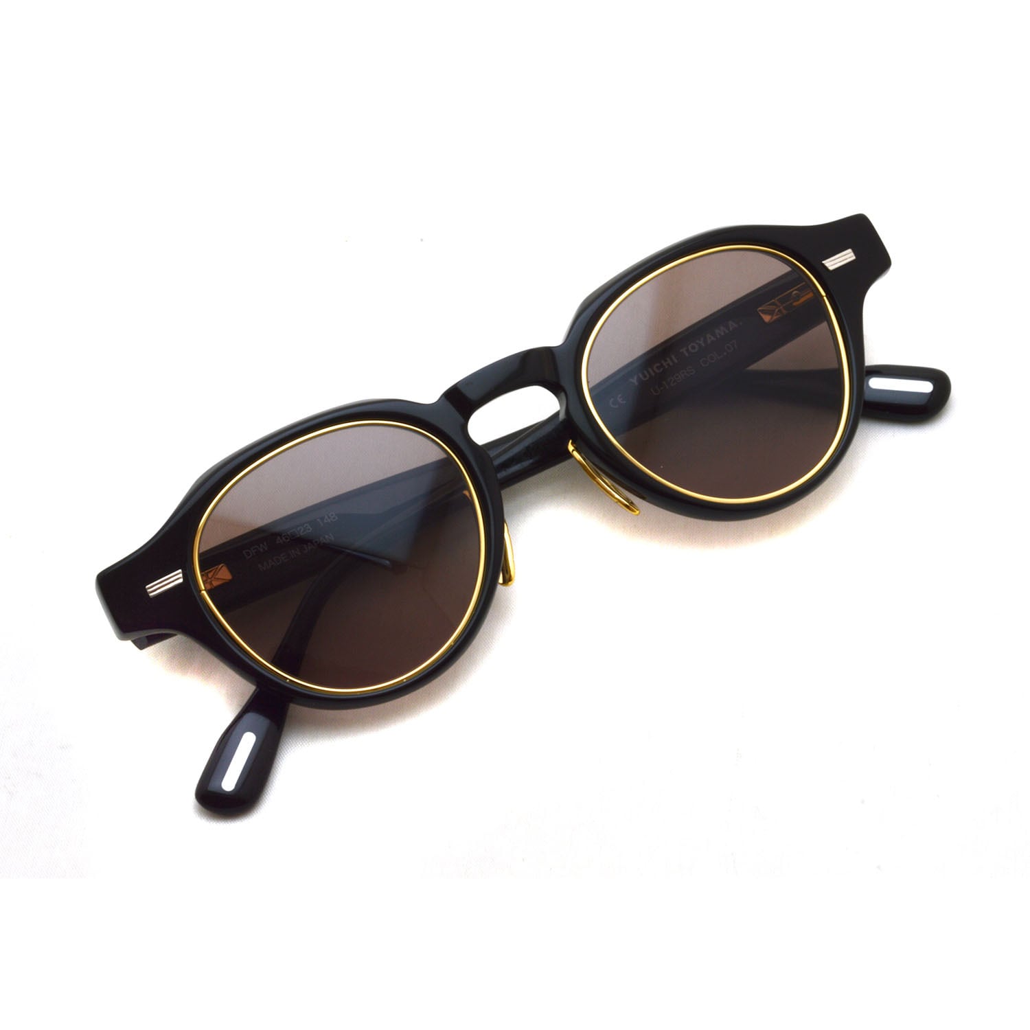 YUICHI TOYAMA / U-129 RS DFW / SG 07 Black/Gold - VBR-01 lenses