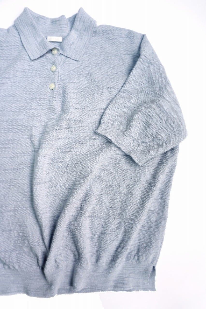 OG Slub Moss Stitch Polo S/S