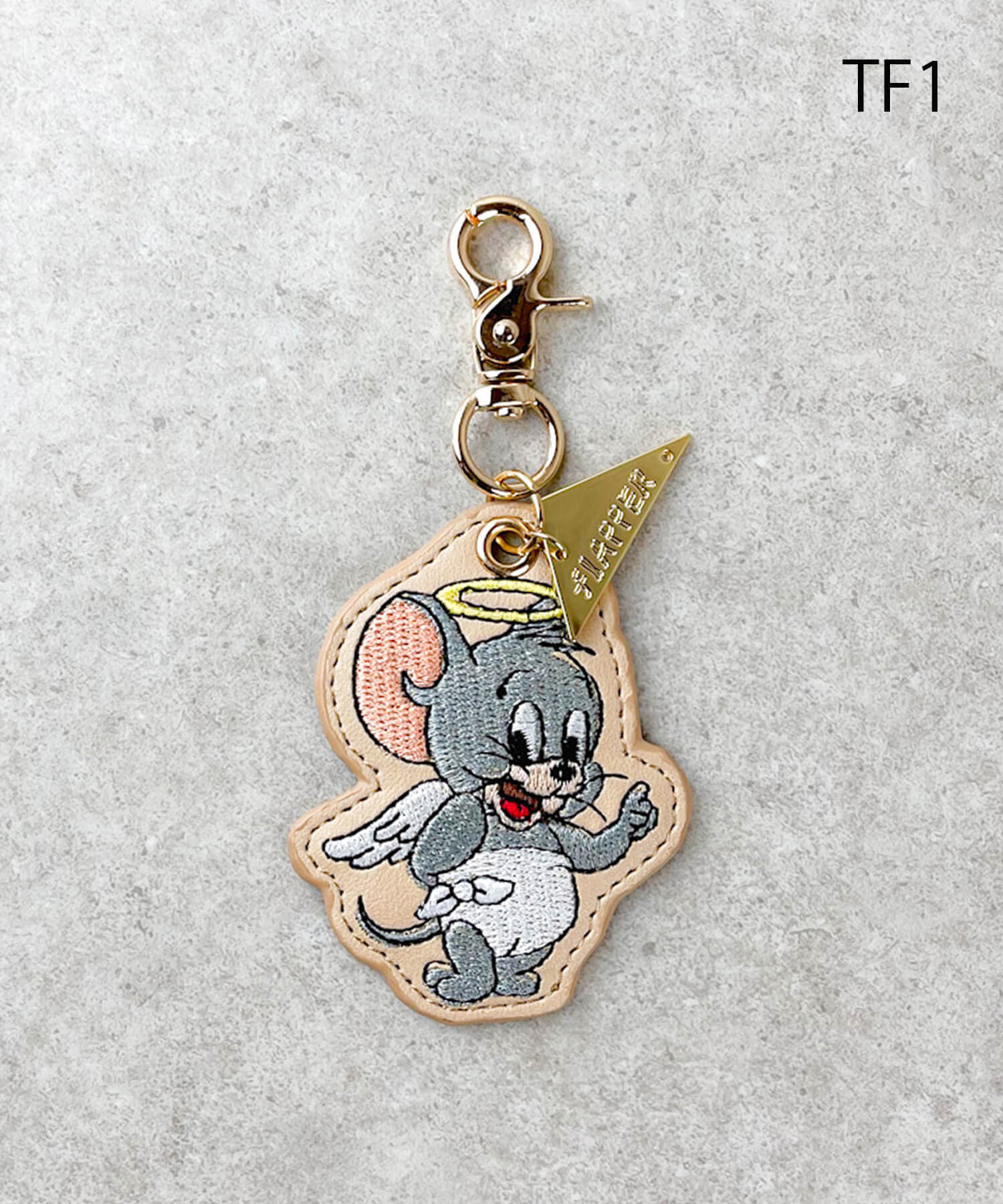 F258057_TOM and JERRY×Flapper タフィー天使と悪魔刺繍チャーム | Flapper